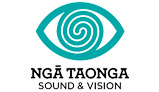 Logo for Ngā Taonga Sound & Vision