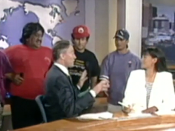 Image for One Network News - Protest (2 January 1995)