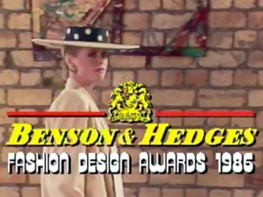 Thumbnail image for Benson &amp; Hedges Fashion Design Awards