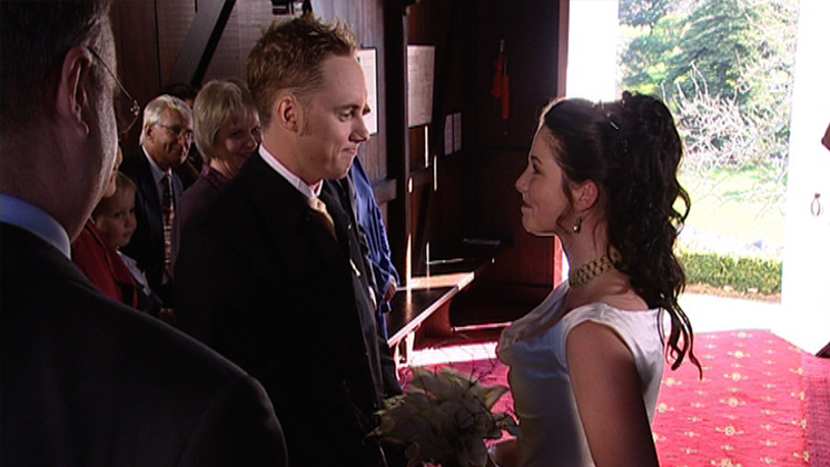 Hero image for Shortland Street - Nick and Waverley's wedding