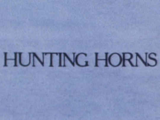 Thumbnail image for Hunting Horns