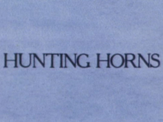 Thumbnail image for Hunting Horns