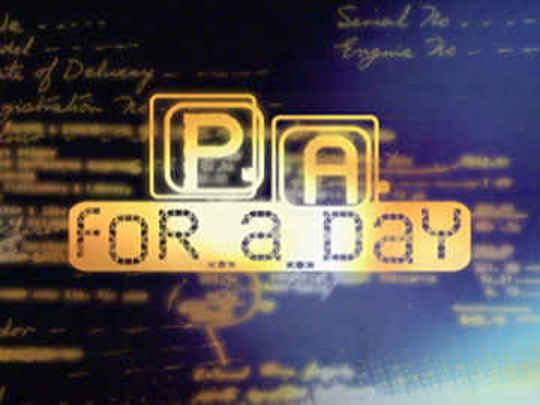 Thumbnail image for P.A. for a Day