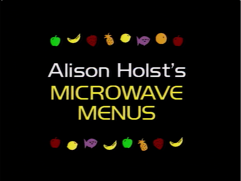 Image for Alison Holst's Microwave Menus 