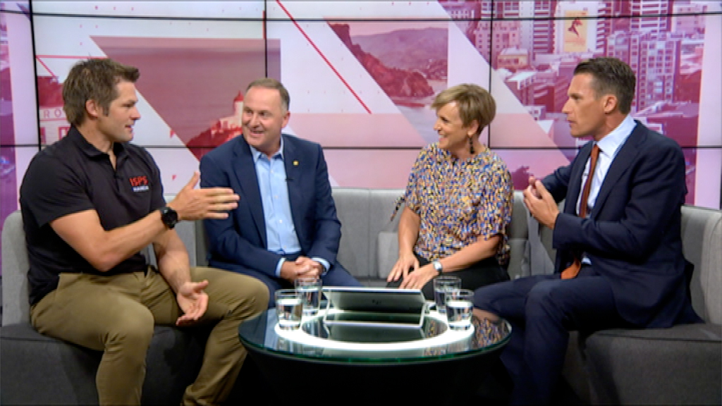 Hero image for Seven Sharp - The Three-Way Handshake with John Key &amp; Richie McCaw 