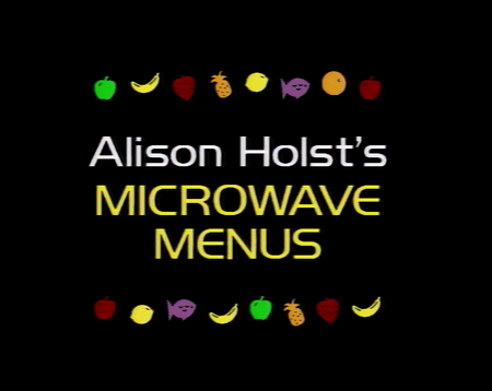 Alison Holst's Microwave Menus 
